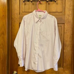 LL Bean Long Sleeve Button Shirt size 2x